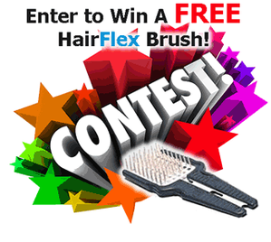 contest text image gn with hair brush