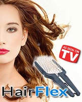 girl with hair brush seen on tv